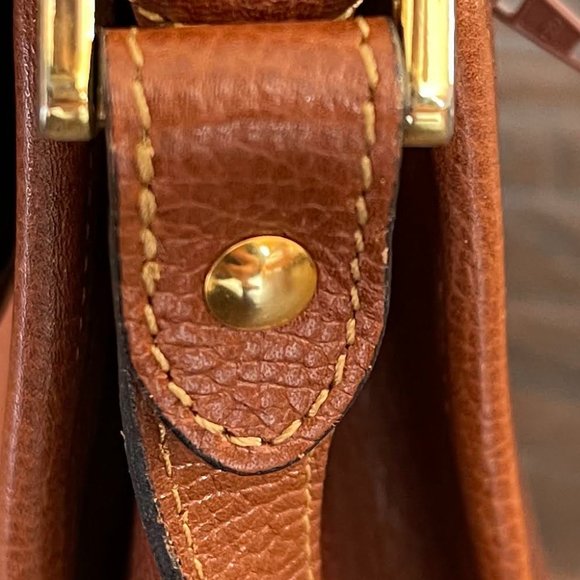 Vintage Didier Lamarthe Brown Leather Crossbody - Picture 5 of 9